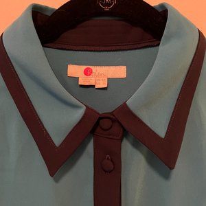 Boden Button Down Shirt Dress in 8L